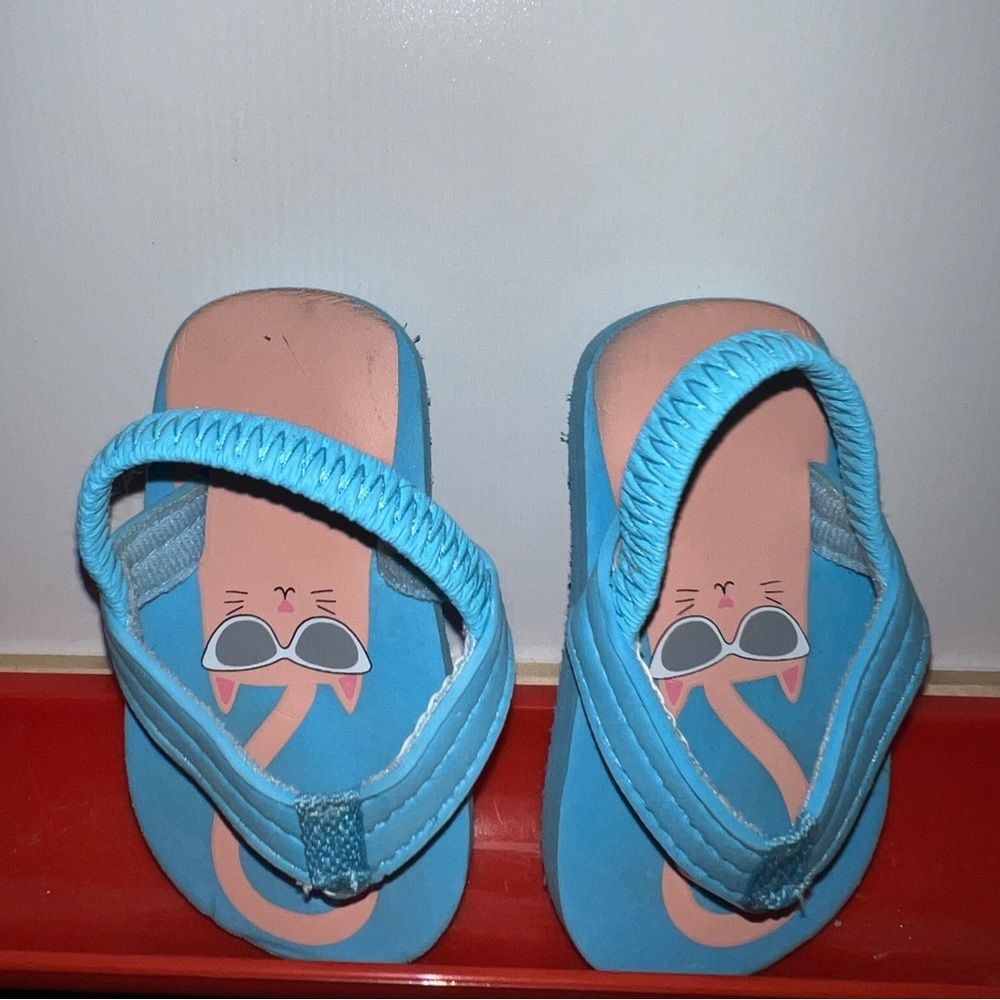 Baby Cat Flip Flops  - xxs (1-2)